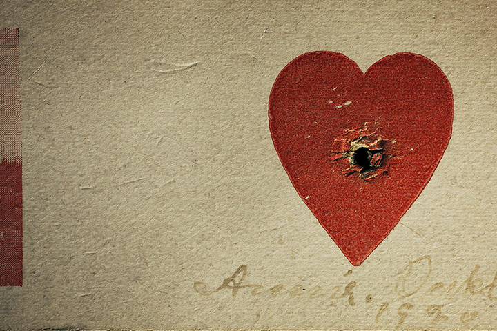 Pilgrimage: Annie Oakley's heart target