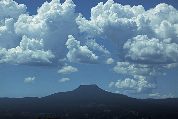Pilgrimage: The Cerro Pedernal from Georgia O'Keeffe's patio at Ghost Ranch