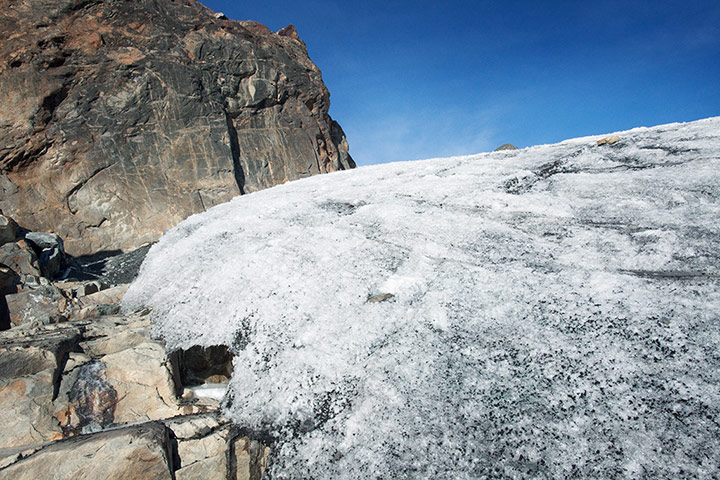 Rwenzori mountains: on the border between Uganda and the Democratic Republic of the Congo