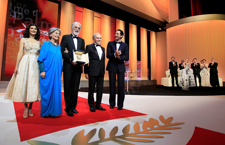 week in film: Michael Haneke holds the Palme d'Or for his film Amour at Cannes