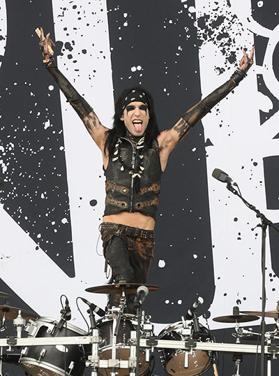 Download Festival: Christian Coma of Black Veil Brides 