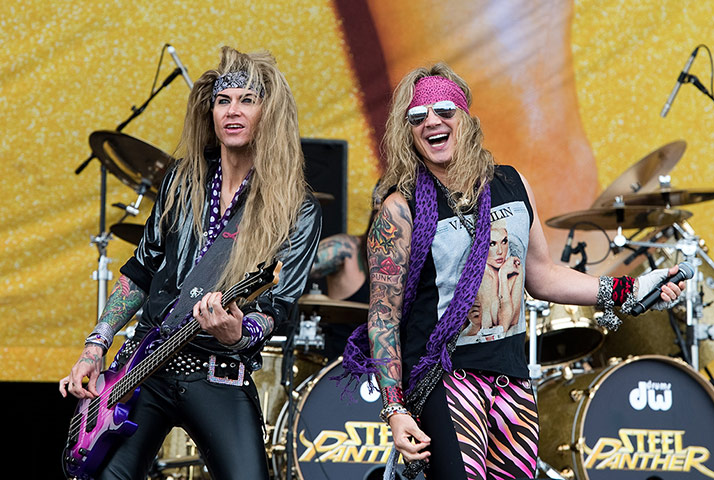 Download Festival: Michael Starr and Lexxi Foxxx of Steel Panther 