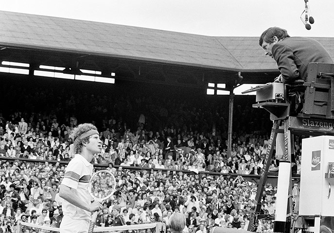 Tennis: John McEnroe - Wimbledon