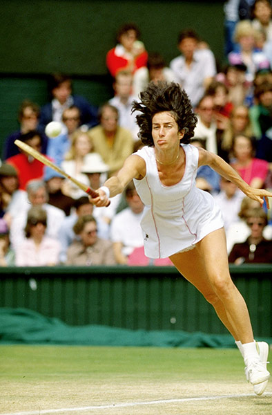 Tennis: Virginia Wade of Great Britain wins the during the 1977 Wimbledon Final