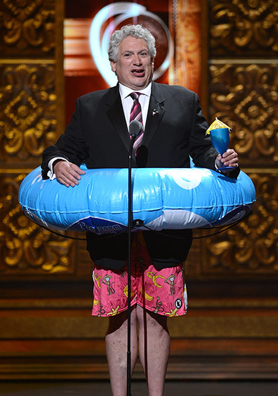 Tony Award Winners: Actor Harvey Fierstein onstage