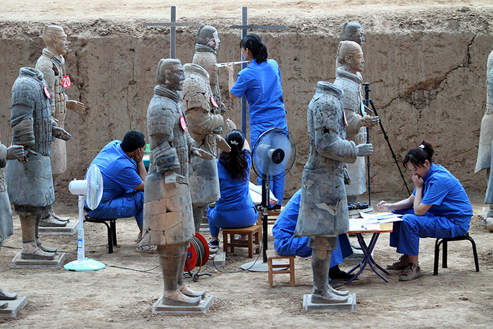 Picture Desk Live: New excavations at the Museum of the Terracotta Army
