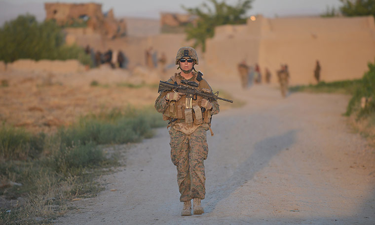 Picture Desk Live: US Marine Cpl. Michelle Berglin assigned