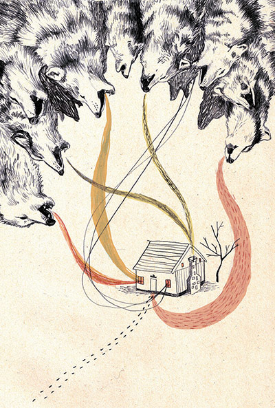 Book Illo comp: Company of Wolves by Sidsel Sorensen