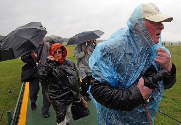 Picture Desk Live: Rain at Stonehenge