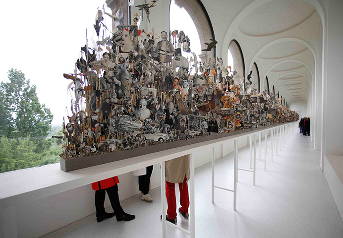 dOCUMENTA (13): The artwork Leaves Of Grass, 2012 by artist Geoffrey Farmer 