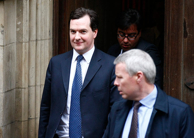 Picture Desk Live: George Osborne leaving the Le