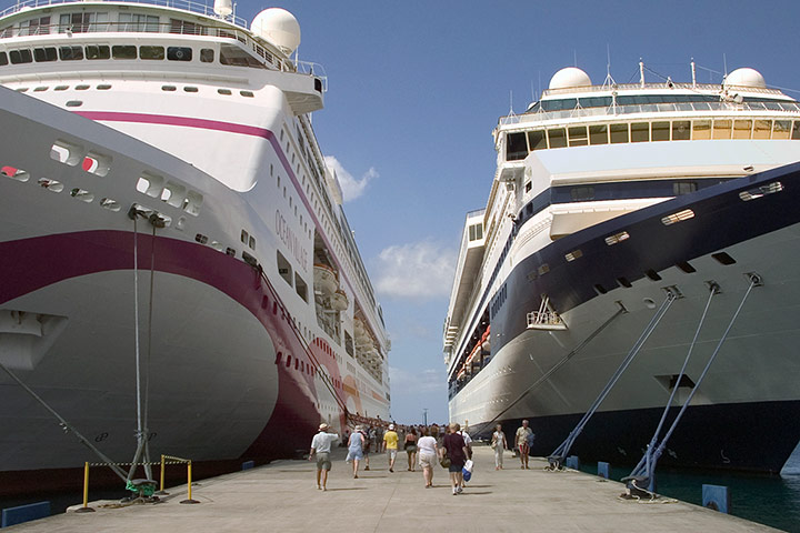 Your Pictures: Your Pictures: Cruise ships dwarf the passengers into insignificance