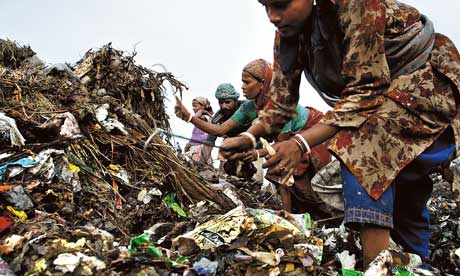 Waste pickers in Delhi