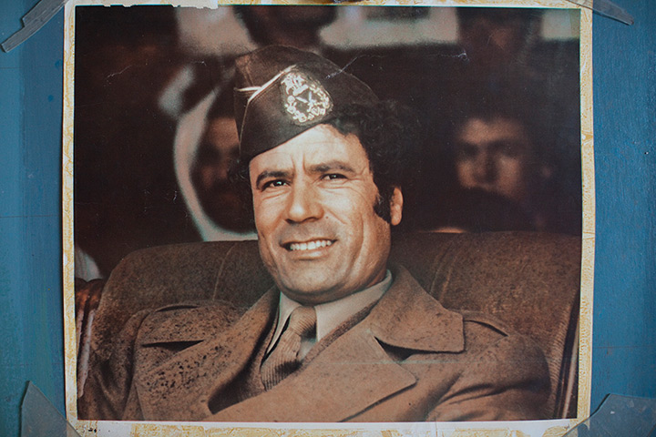 Gaddafi archives: Colonel Gaddafi in air force uniform