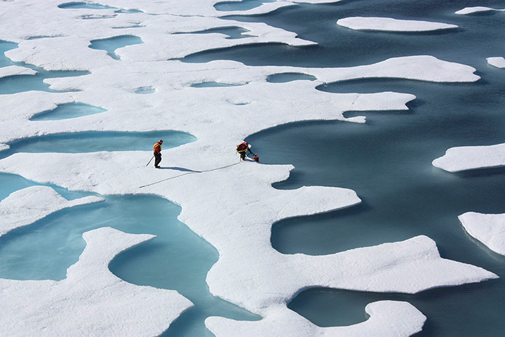 24 hours in pictures: The crew of the  US Coast Guard Cutter Healy during ICESCAPE mission