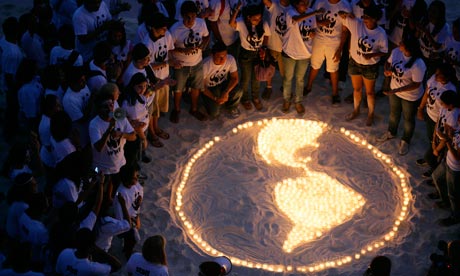 Activists from the WWF 