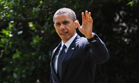 Obama ... beating Romney three to one in likability ratings. Photograph: MandelNgan/AFP