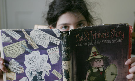girl reading book
