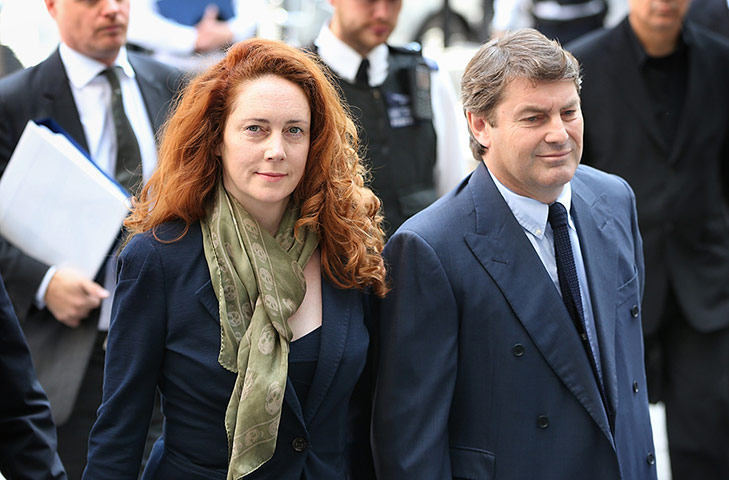 Picture desk live: Rebekah and Charlie Brooks arrive at Westminster Magistrates Court