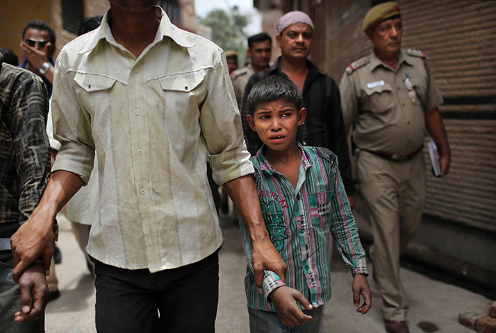 Picture desk live: Children are rescued from bonded labour in new Delhi