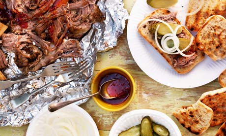 Carolina-style barbecue pork shoulder