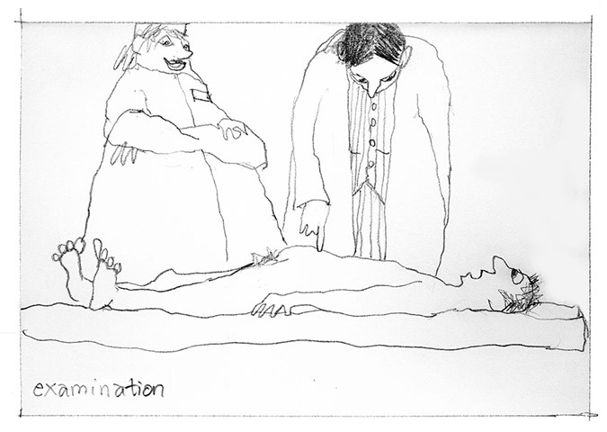 Nick Wadley: Nick Wadley examination