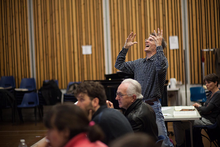 Die Walkure rehearsal: Die Walkure rehearsal 04