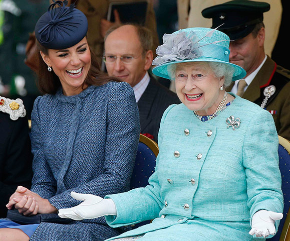 Picture desk live: The Queen and the Duchess of Cambridge visit Nottingham