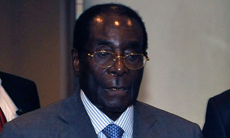 Persona non grata: Robert Mugabe will be denied the pleasures of synchronised swimming.