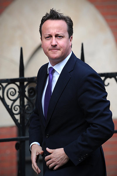 Picture Desk Live: British Prime Minister David Cameron arr
