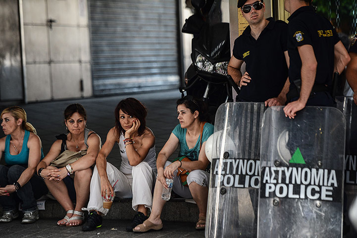Picture Desk Live: Protestors in Greece