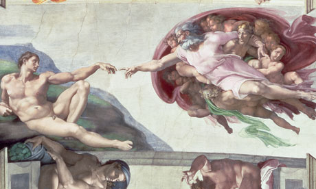 The Creation of Adam by Michelangelo