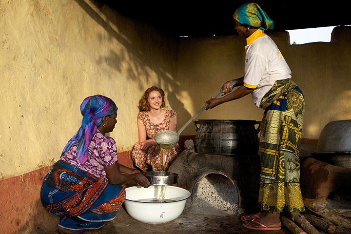 Body shop shea butter: Lily Cole's Visit to Ghana