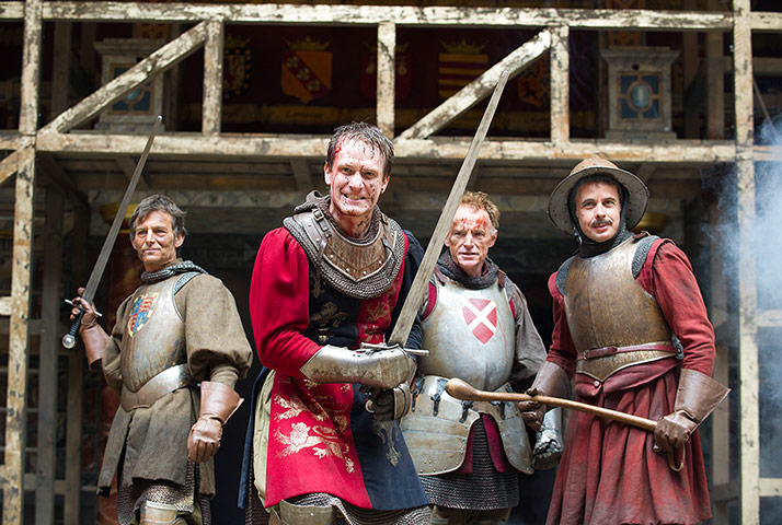 Week on stage: A scene from Henry V at Shakespeare's Globe