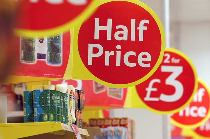 Week in Business: Offers in a Tesco store in Baldock, Hertfordshire
