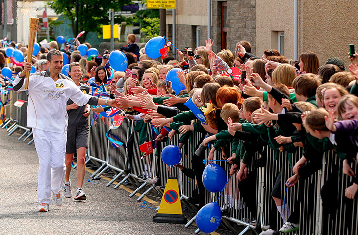 Olympic Torch: Day 27 - Olympic Torch Relay