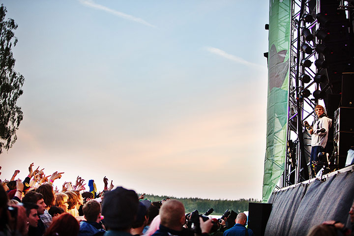 Hultsfred: the Stone Roses at Hultsfred music festival