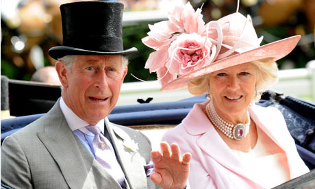 Prince Charles and Camilla, Duchess of Cornwall arrive at Ascot in