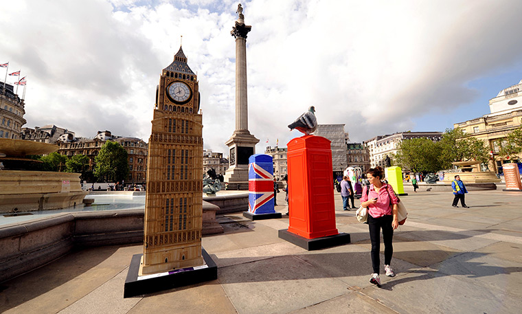24 hours in pictures: Customised BT Phoneboxes to celebrate the launch of the BT ArtBoxes