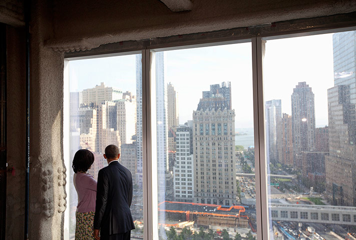 Obama fundriser NYC: Barack Obama, Michelle obama