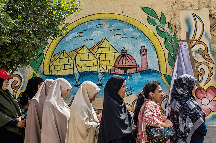 Egypt elections: Line-up to vote