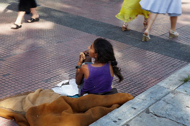 Andy Hall Athens: Downtown Athens is experiencing an influx of refugees from Syria