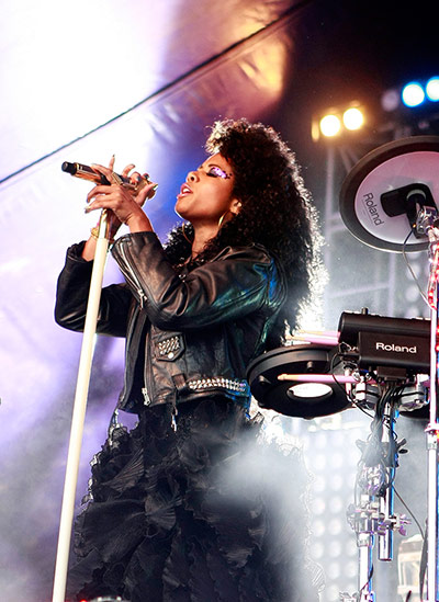 Lovebox: Kelis performs on day two of Lovebox