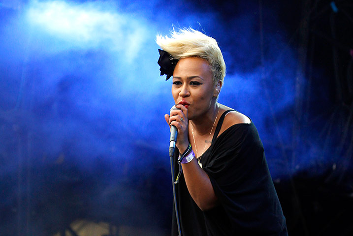 Lovebox: Emeli Sande on stage at Lovebox, day two