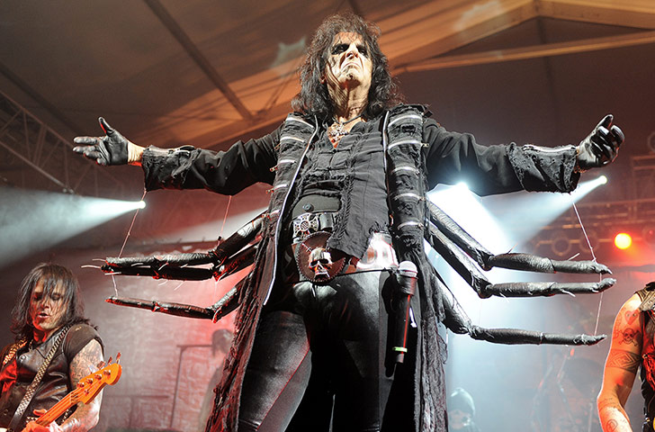 Week in music: Alice Cooper performs at Bonnaroo in Tennessee, US on 9 June