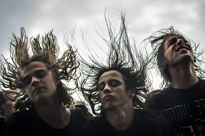 Week in music: Fans enjoy the music at Nova Rock Music Festival in Nickelsdorf Austria