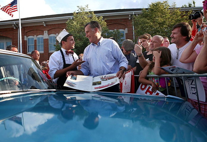 Picture desk live: Mitt Romney campaigning