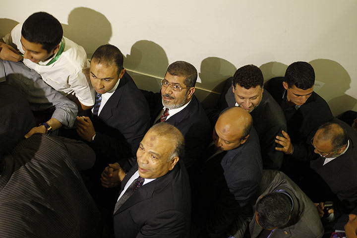 Picture desk live: Egypt's Muslim Brotherhood candidate Moh