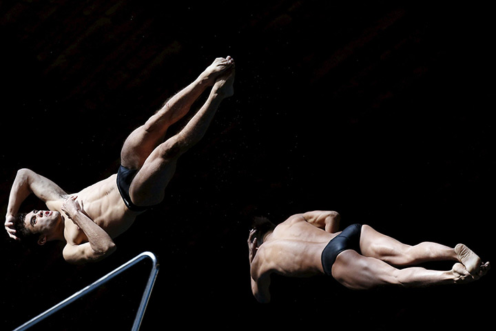 24 hours in pictures: Mexican divers at FINA Diving Grand Prix