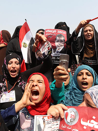 Picture desk live: Egypt's Muslim Brotherhood celebrate victory of their candidate